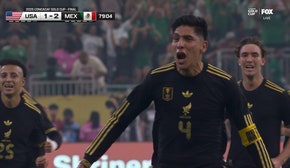 Edson Alvarez scores, giving Mexico a lead over United States