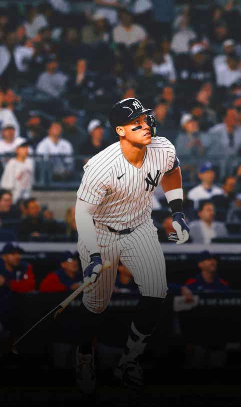 Aaron Judge Hit in the Head by Anthony Volpe Throw During Yankees-Mets Game