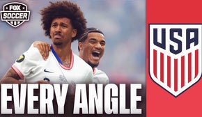 EVERY ANGLE of Chris Richards' WILD HEADER vs. Mexico in Gold Cup Final | FOX Soccer