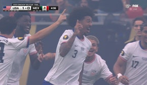Chris Richards scores on a set piece, giving United States early 1-0 lead over Mexico