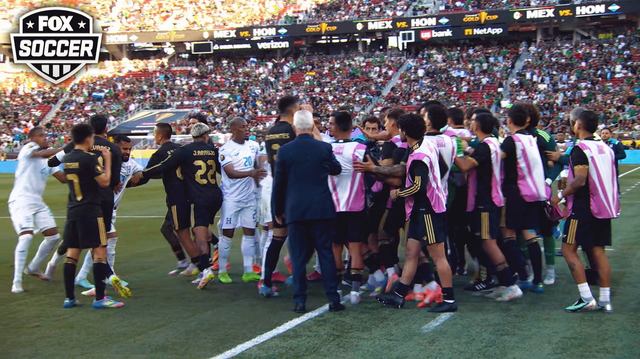 Tempers flare during Mexico vs. Honduras in the Gold Cup Semifinal | FOX Soccer
